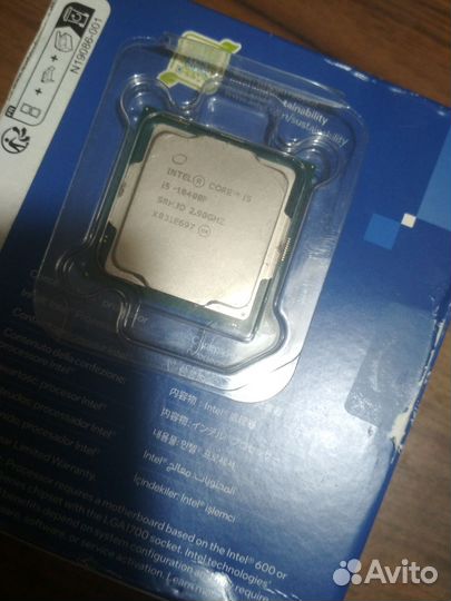 Процессор intel core i5 10400f