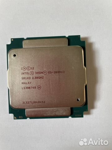 Процессор Intel Xeon E5-2699v3 18 core 2.3-3.6GHz