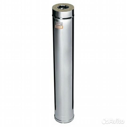 Сэндвич труба 0,8 мм ф 115*200 L 1м Феррум