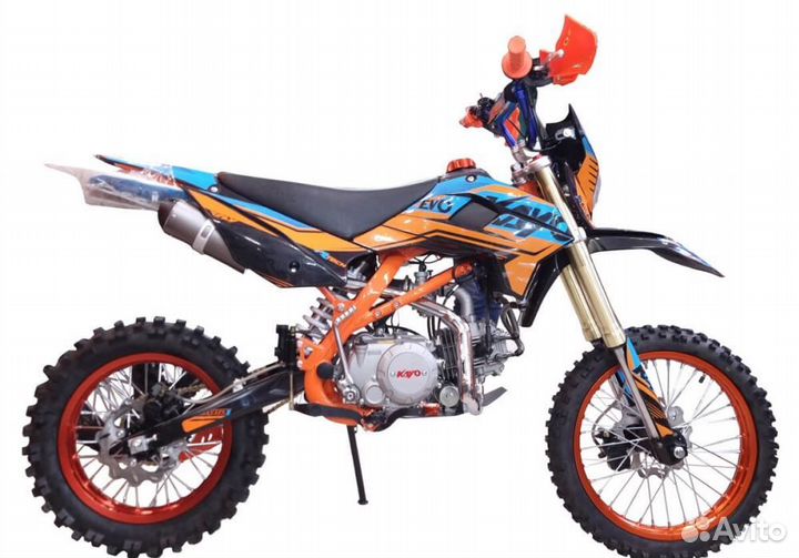 Питбайк kayo evolution YX140EM 17/14 KRZ (механ. с