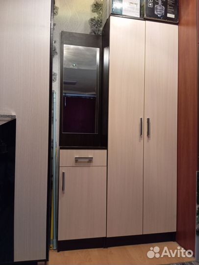 Шкаф ширина 80 см Прихожая(шкаф, тумба, зеркало)