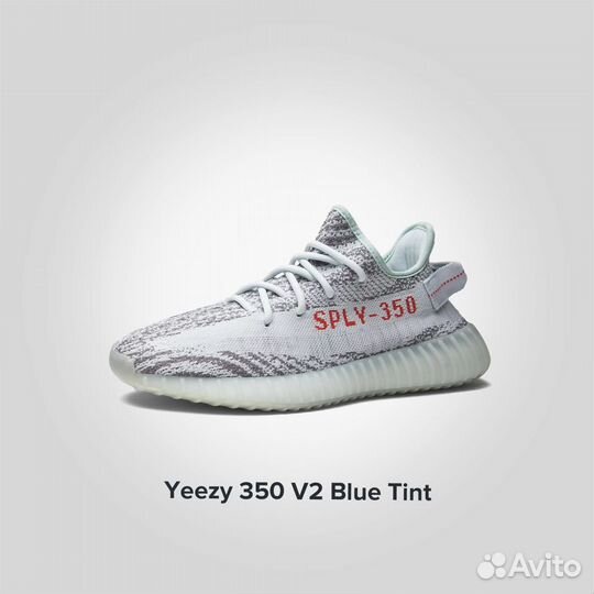 Yeezy Boost 350 V2 Blue Tint Оригинал