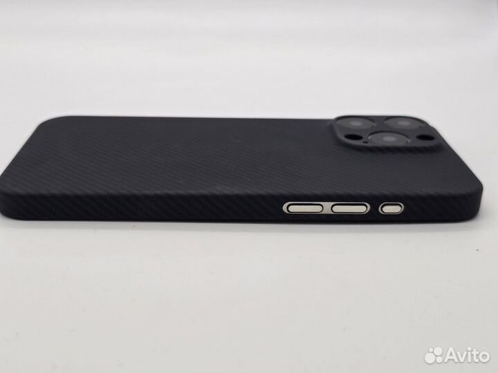 Карбоновый Чехол (Кевлар) iPhone 15 pro max