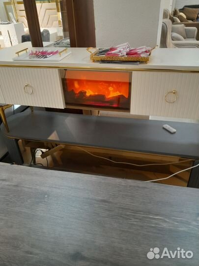 Тумба под тв имитацыя камина