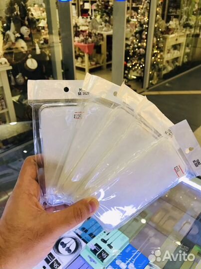 Чехол силиконовый iPhone 7/8/SE 2020 прозрачный