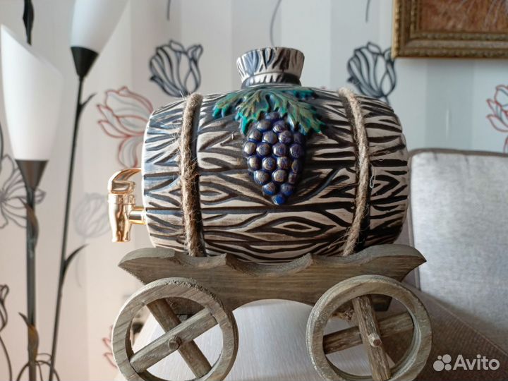 Боченок керамический