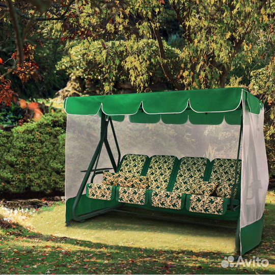 Качели 4-х местные Дефа Люси шоколад