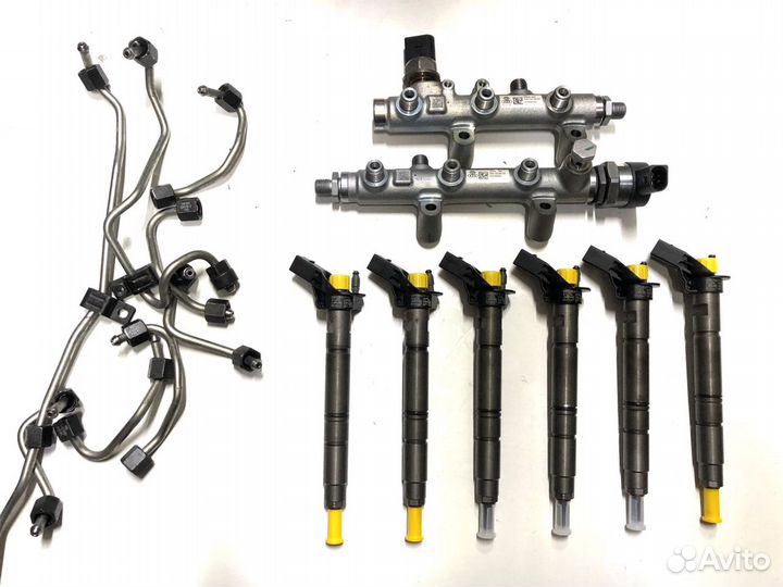 Форсунки топливная рейка туарег 7P 3.0 TDI 2015