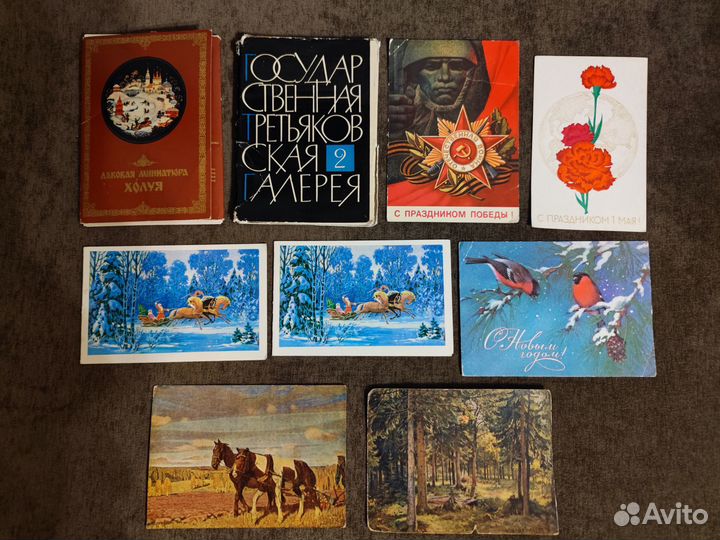 Почтовые карточки 1932г, открытки СССР, наборы