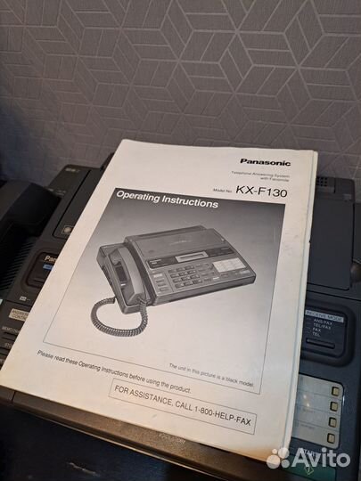 Телефон-факс panasonic