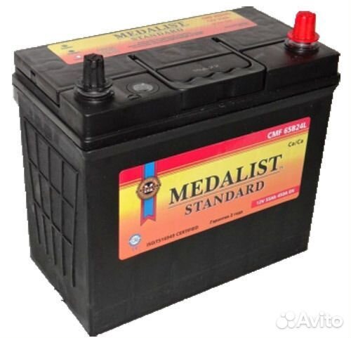 Аккумулятор Medalist Standard 6CT-55 65B24LS