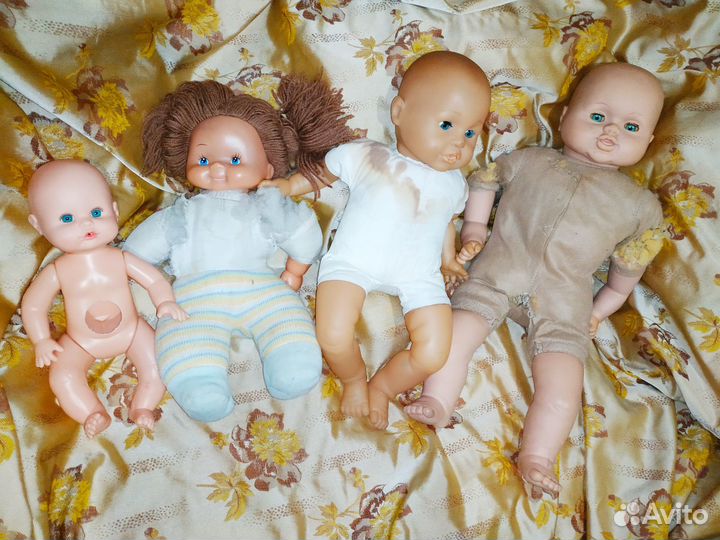 Куклы, пупсы мягкое тело в рестоврацию, пакетом