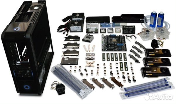 Копьютерный разбор Мать Проц Память жесткий бп dvd