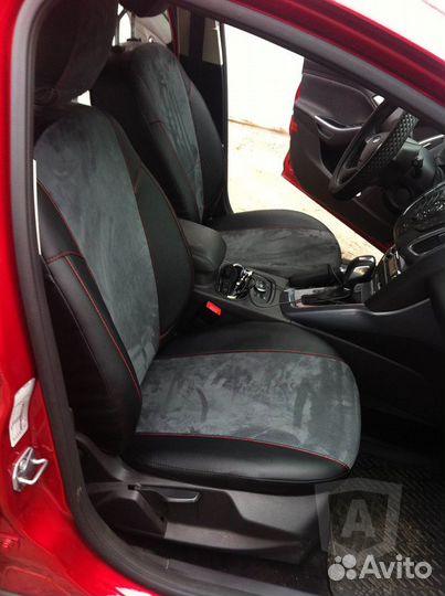 Чехлы на Lexus RX 350 (2009-2015 г.в.) (экокожа+ал