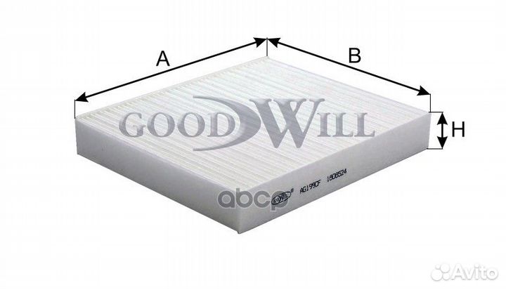 Фильтр салона AG199CF AG199CF Goodwill