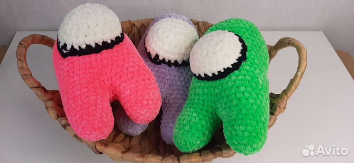 Вязаные игрушки амонг ас