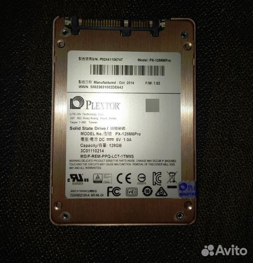 SSD Plextor Gold на MLC (новый)
