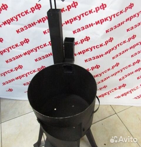 Казан чугунный 16л с печкой закрытой