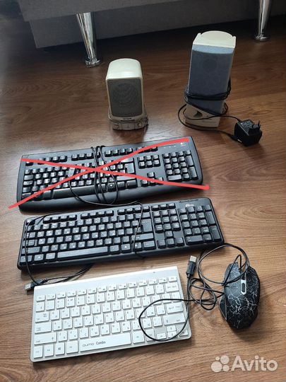 Клавиатура и колонки