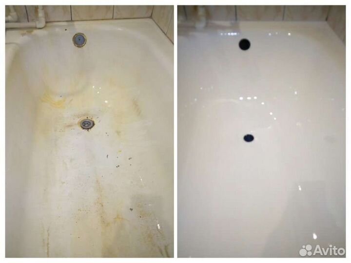 Восстановление эмали ванны