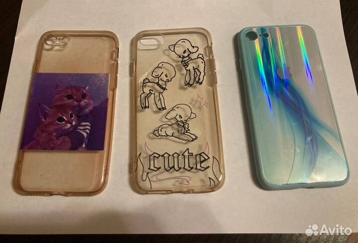 Чехлы для iPhone 6,7,8, SE 2020, redmi, realme