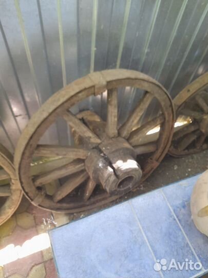 Колёса деревянные. Для интерьера