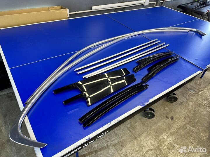 Комплект молдинг дверей хром