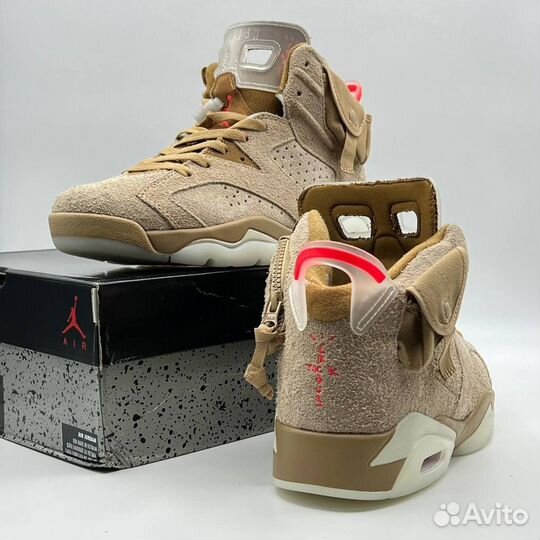 Кроссовки мужские Travis Scott x Air Jordan 6 Retr