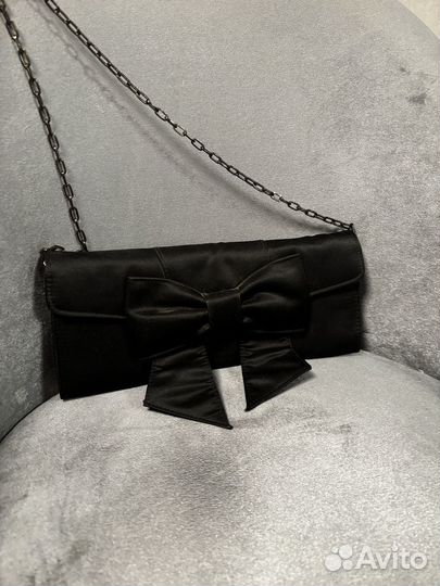 Сумка женская черная клатч