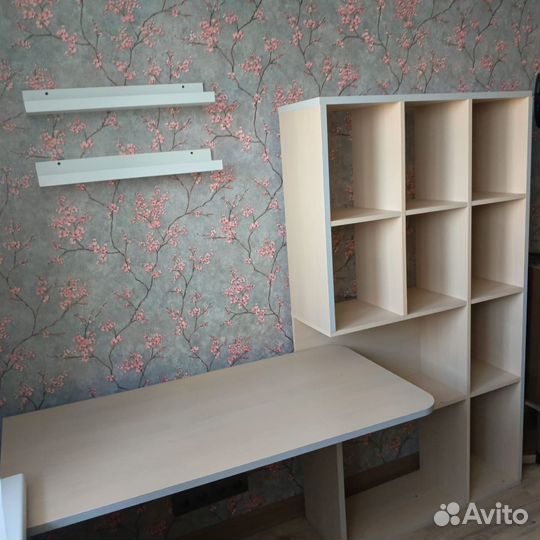 Стол комбинированый белый