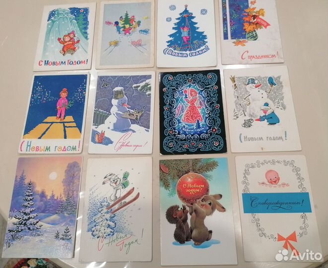 Открытки СССР В. Зарубина чистые