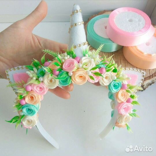 Ободок-единорожка