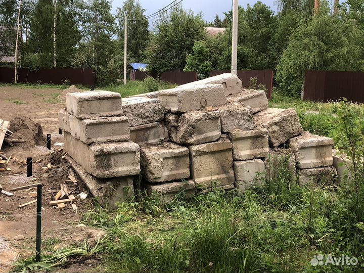 Бетонные блоки бу