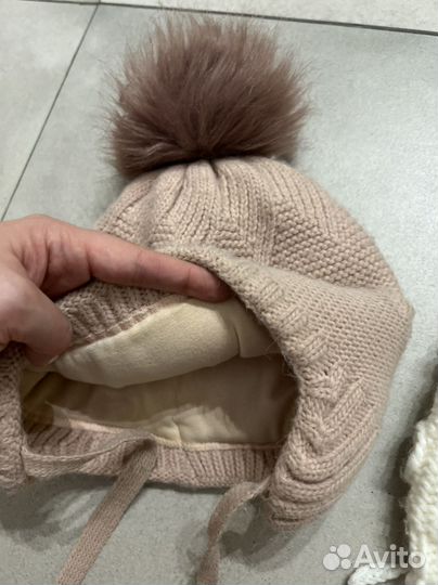 Шапки для девочки зима новая