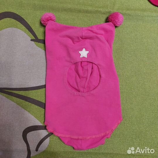 Детские шапочки для девочек 1,5-2 годика пакетом