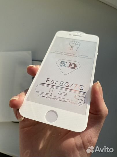 Клипкейс (чехол) /защитное стекло 7/8 iPhone