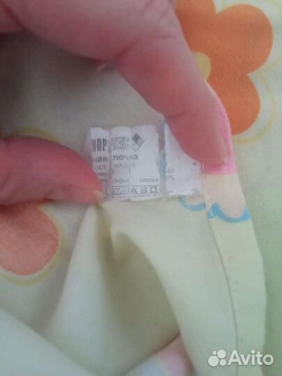 Детское постельное белье сатин в кроватку 60х120