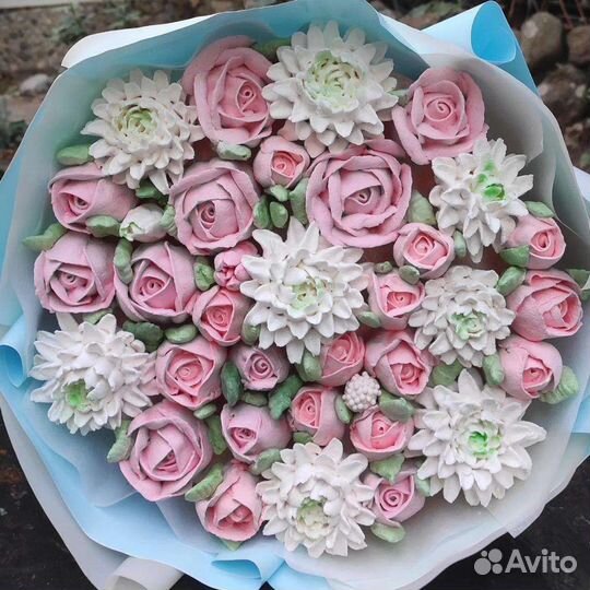 Букет из зефира