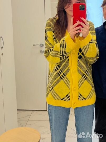 Кардиган женский желтый