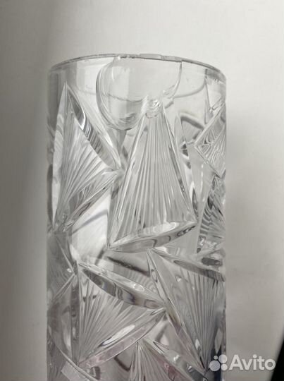 Ваза хрустальная