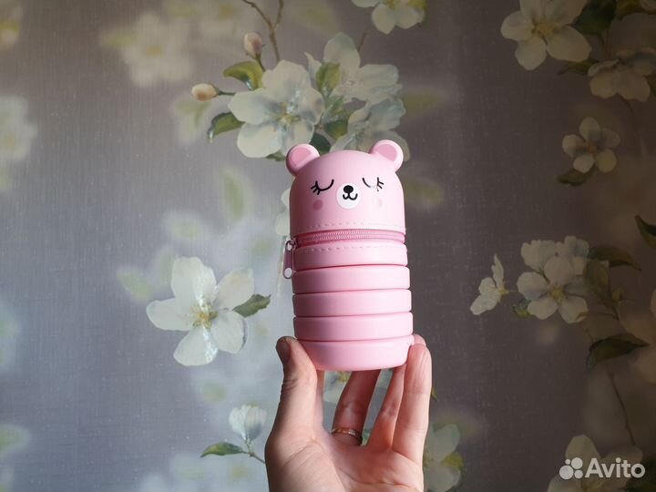 Школьный пенал трансформер силиконовый Канцтовары