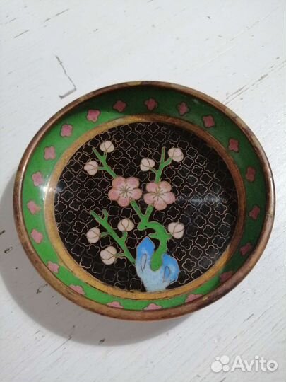 Розетки Клуазоне Китай 6 штук