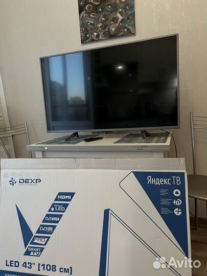 Телевизор dexp 43 108 см smart TV