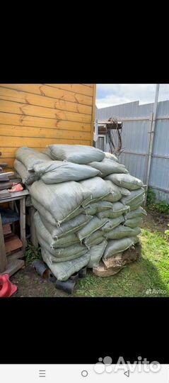 Перегной в мешках