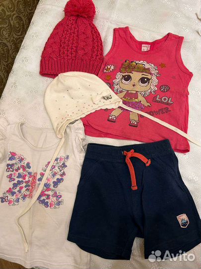 Вещи пакетом на девочку 98-104р. 50шт