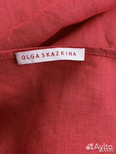 Льняное платье Olga Skazkina