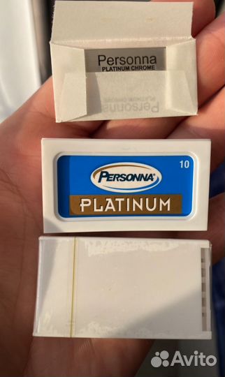 Лезвия для т образной бритвы Persona Platinum 3 уп