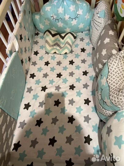 Бортики в детскую кроватку