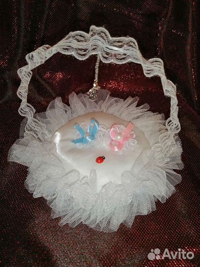 Свадебная корзинка для колец