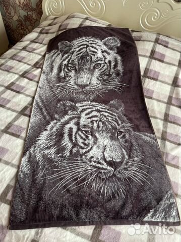 Полотенце банное тигр